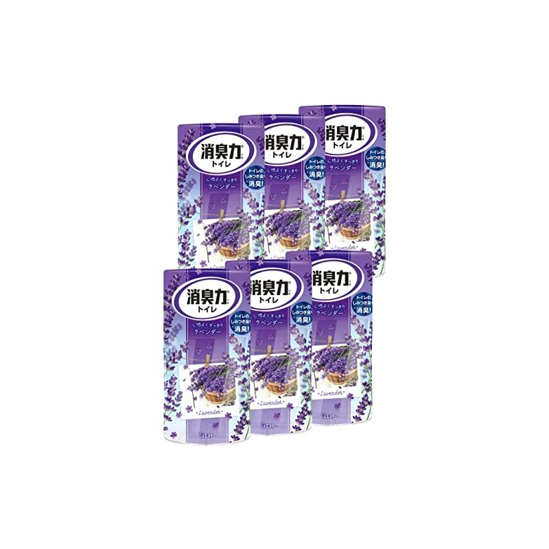 [ 消臭力 トイレ ]【まとめ買い】 トイレ用 置き型 ラベンダー 400ml6個 トイレの消臭力 消臭剤 消臭 芳香剤