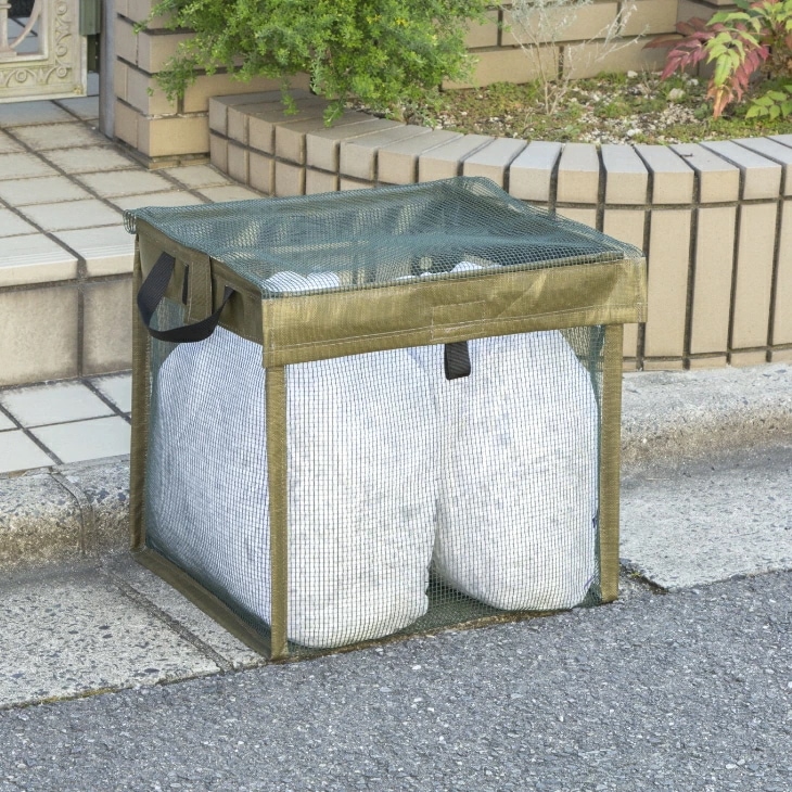 ゴミ出し番長カラスルー ゴミ出し ボックス カラスよけ カラスネット ゴミ箱 折りたたみ 90L 軽量 ベランダ 屋外 ゴミネット ボックス