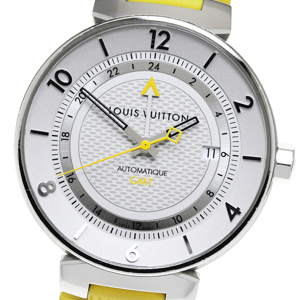 ルイ・ヴィトン LOUIS VUITTON Q8D31 タンブール ムーン GMT 自動巻き メンズ _842986【中古】