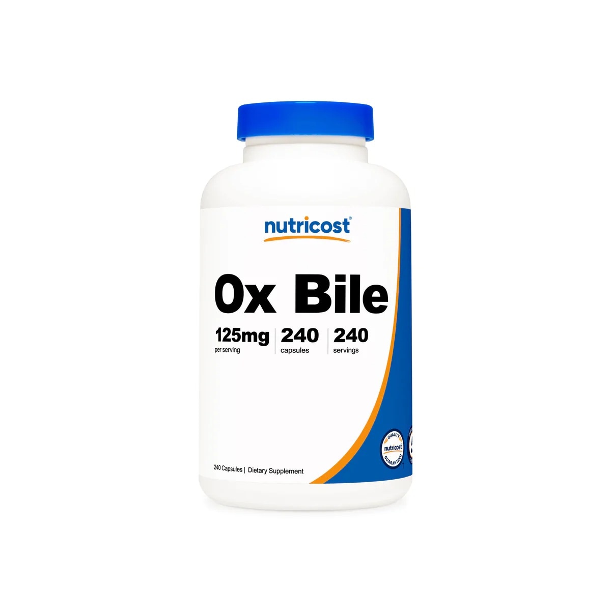 [USA] Nutricost ニュートリコスト Ox Bile 125mg カプセル 240錠