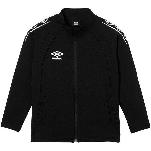 アンブロ UMBRO ジュニア ウォームアップジャケット サッカー トレーニングシャツJR UF6SJG01JA-BK00 ジュニア ボーイズ