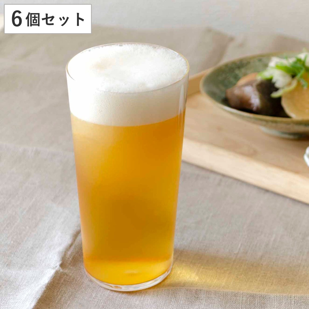 ビアグラス 420ml 薄づくり ガラス 6個セット 食洗機対応 ビールグラス ビアタンブラー グラス コップ ガラス製 日本製 ビール お酒 口当たり 耐久性 シンプル 普段使い ギフト