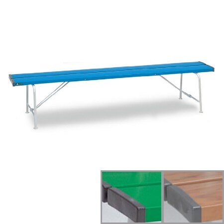 ベンチ 樹脂製 背なし 折りたたみ式 180ｃｍ 3－4人用 法人限定