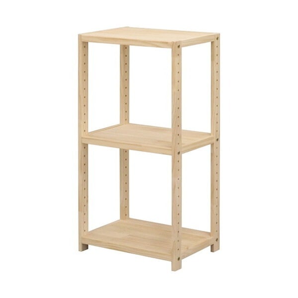 エイアイエス パインラック 3段 40 HZPR-3D42 NA ナチュラル メーカー直送