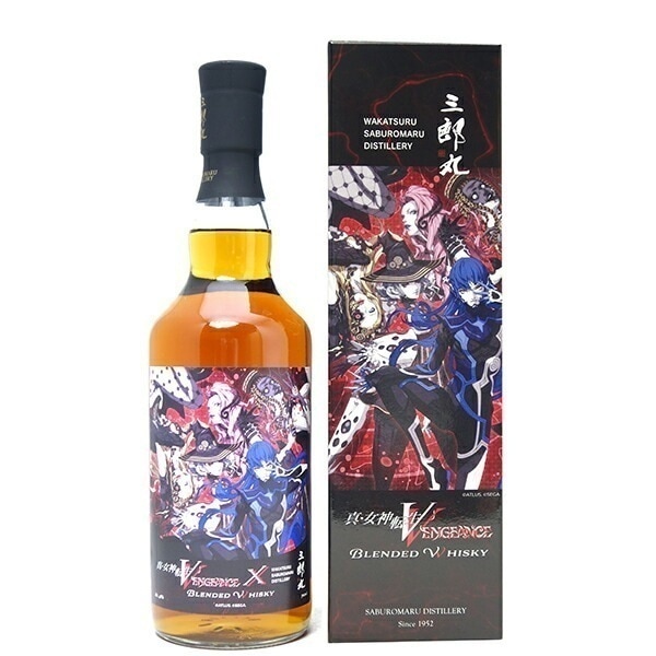 真 女神転生V Vengeance ブレンデッドウイスキー 三郎丸蒸留所 46度 箱付 700ml ウイスキー ^YASBMVJ0^
