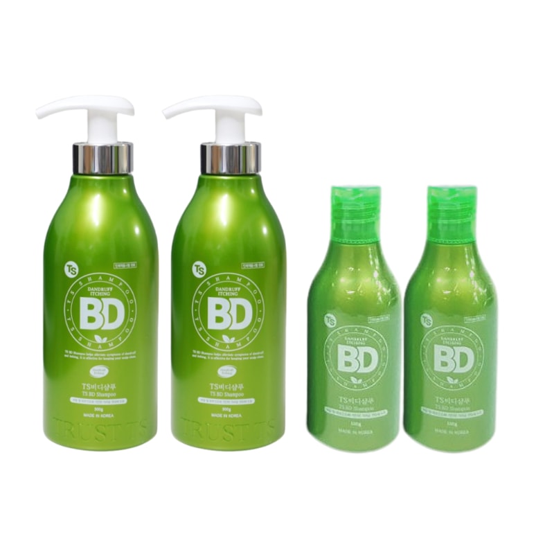 BD フケシャンプー 500g x 2p + 100g x 2pセット