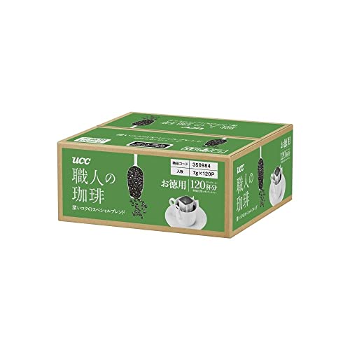 【Amazon.co.jp限定】UCC 職人の珈琲 ドリップコーヒー 深いコクのスペシャルブレンド 120杯 7グラム (x 120)