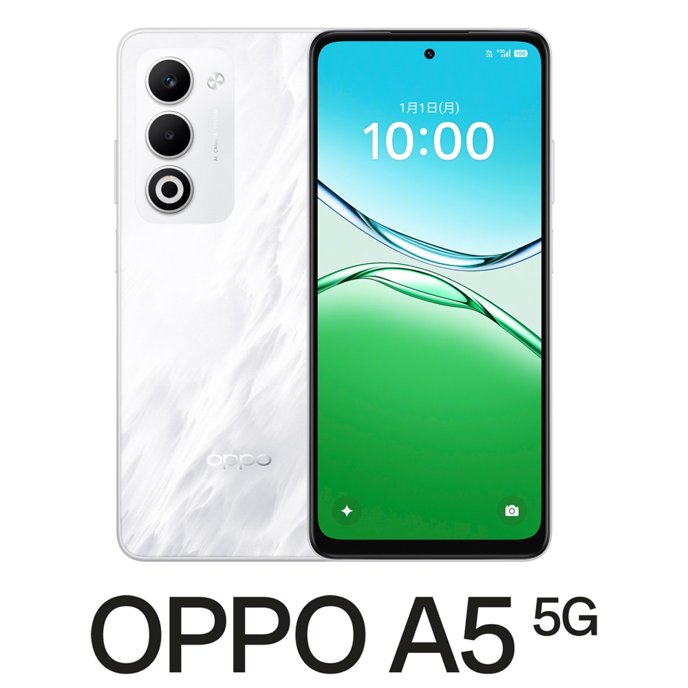 OPPO（オッポ） CPH2735 WH(A5 5G) OPPO A5 5G（4GB/128GB） - ホワイト（SIMフリー版） CPH2735WHA5
