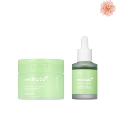 トラブル急速鎮静セット（エキソソームシカアンプル30ml+パッド100枚）/トラブル/敏感肌/鎮静/スーディング/皮脂/角質/スキンケア/美容液/スキンケア box