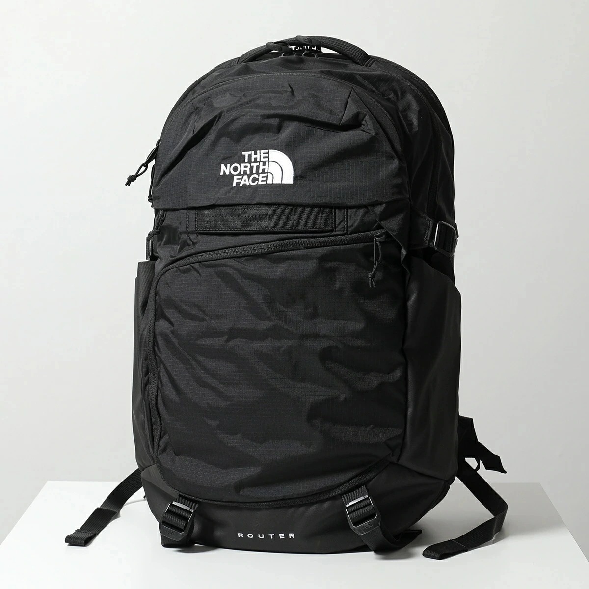 THE NORTH FACE ザノースフェイス バックパック ROUTER ルーター NF0A52SF メンズ リュック ロゴ刺繍 40L 鞄 KX7/TNF-BLK