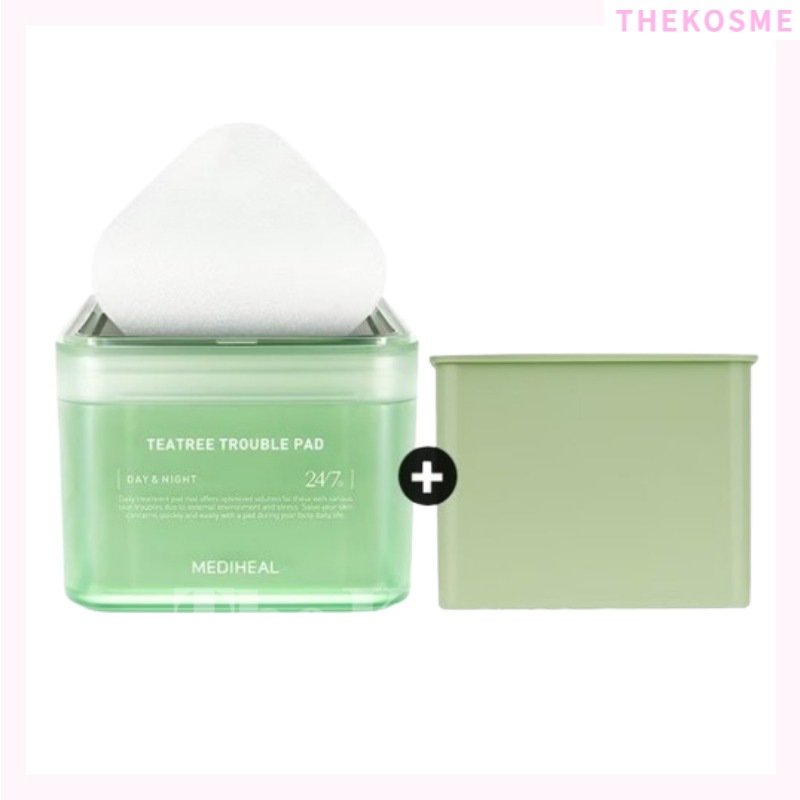 [1+1]ティーツリー トラブルパッド 170ml (100枚入り)+詰め替え (100枚)