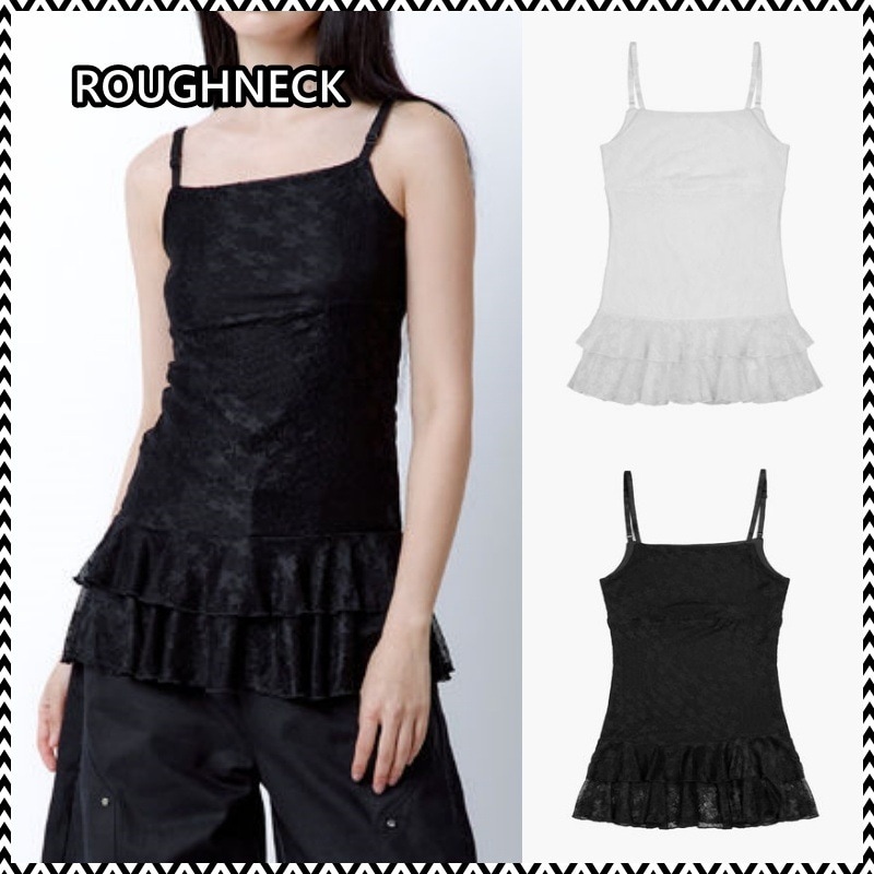 ROUGHNECK Star Pattern Mesh Layered Dress