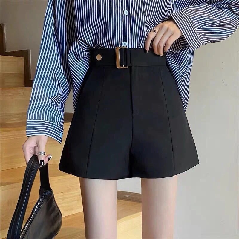 【1つ買うと1つ無料】脚見せショートパンツ スラックスパンツ 大きいサイズ ゆったり カジュアル 汎用性が高い スーツ 半ズボン おしゃれ 流行り 着痩せ 美脚 ワイドパンツ 母の日