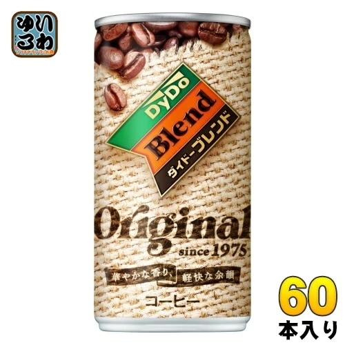 ダイドー ダイドーブレンド オリジナル 185g 缶 60本 (30本入×2 まとめ買い) コーヒー 5,878円