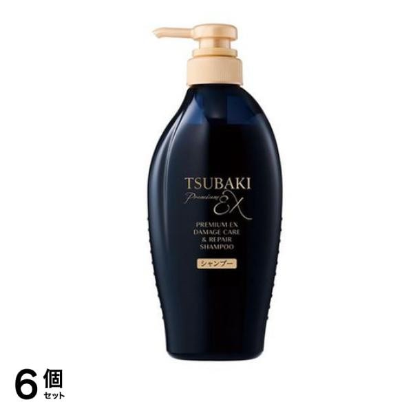 ツバキ(TSUBAKI) プレミアムEX ダメージケア&リペア シャンプー 450mL (本体) 6個セット