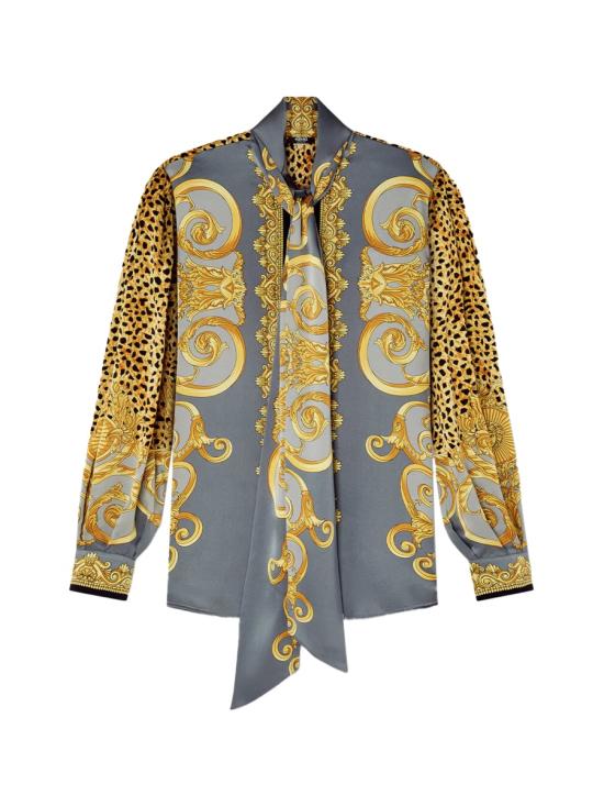 VERSACE Women Shirts 1021637 1A162625E700 GREY
