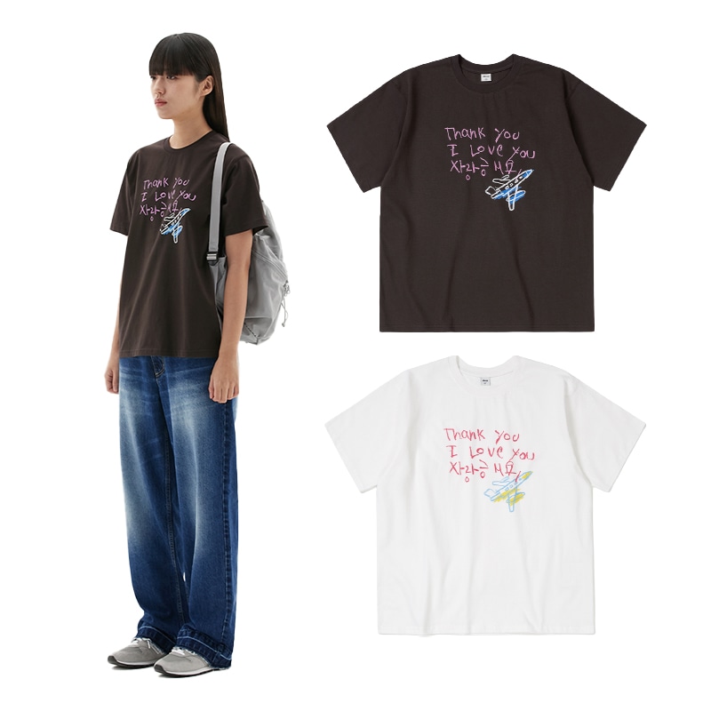 87 [Mmlg] Sarangheyo HF-Tシャツ男女兼用 5,904円