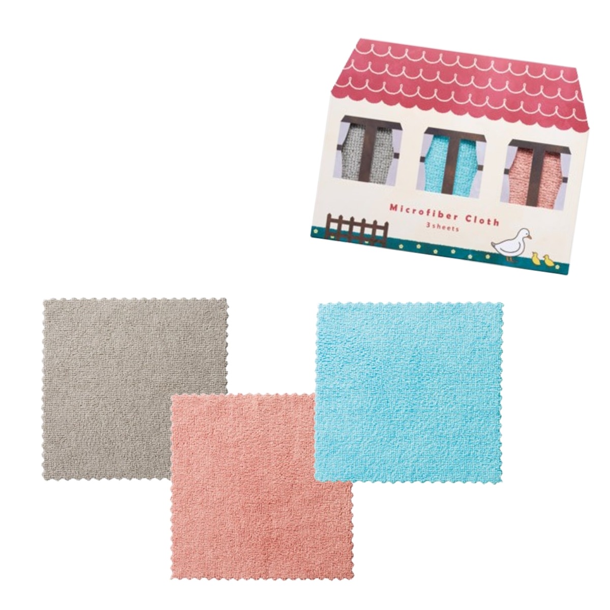 120個セット イエピカ マイクロファイバークロス 3枚組 ハンカチ キッチンクロス プチギフト 粗品 モダン プレゼント 引出物 贈り物 お祝い 内祝 挨拶 おしゃれ ギフト