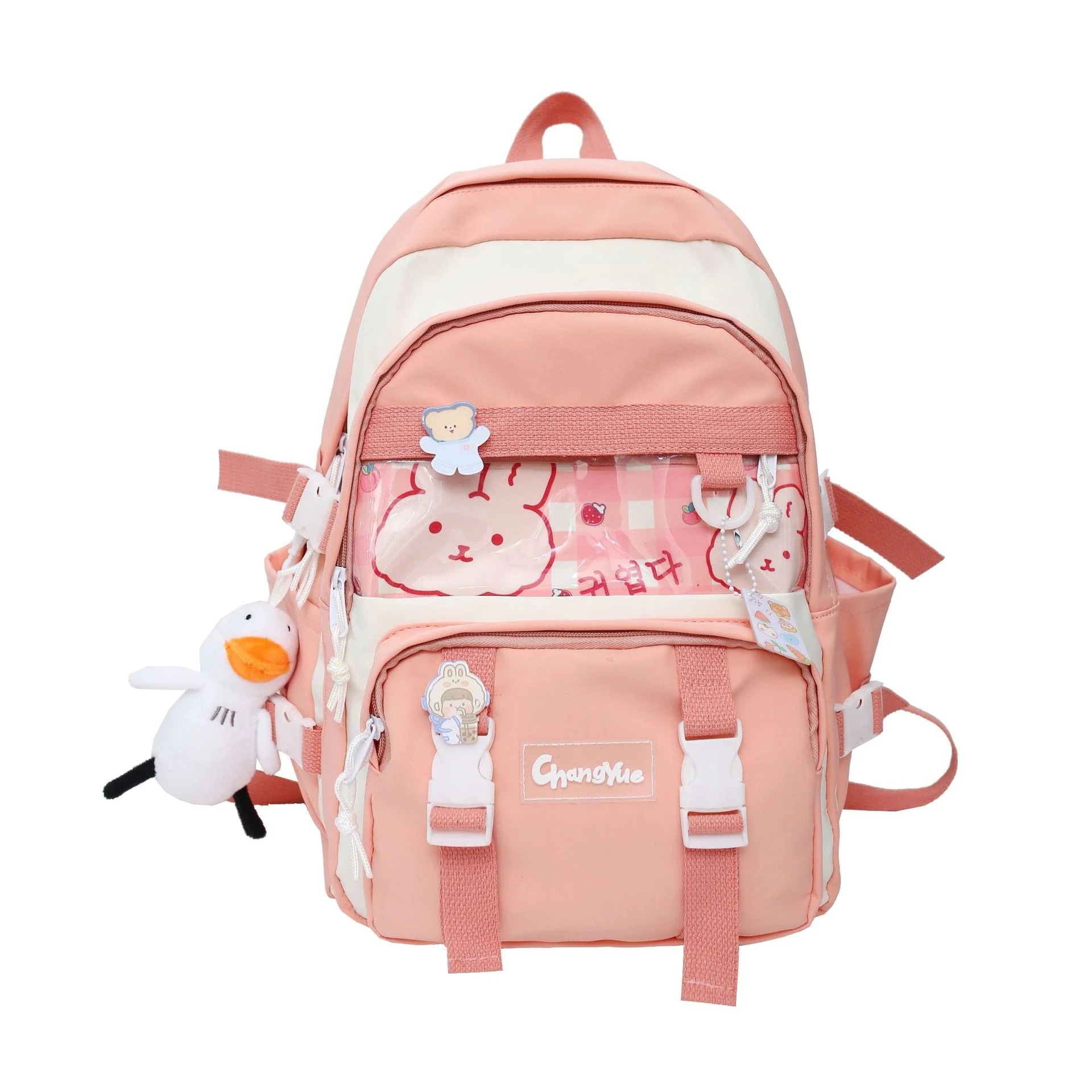 キャラクターリュック可愛いリュックサック大容量学生キャラクターカジュアルバッグ通学カバン軽量耐摩耗PCケース