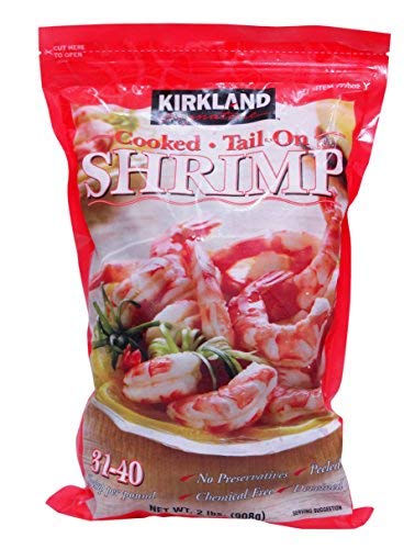 KIRKLAND カークランド クックド シュリンプ （尾付） 908ｇ 【冷凍】 4,778円