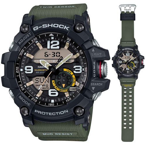 カシオ 【国内正規品】G-SHOCK（ジーショック）　MASTER OF G　MUDMASTER クオーツ　メンズタイプ GG-1000-1A3JF