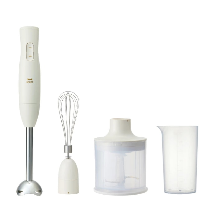 マルチスティックブレンダー2 ハンドブレンダー スティックミキサー みじん切り 時短料理 スムージー ジューサー 氷も砕ける 介護食 離乳食対応 チョッパー 泡立て器 2段階速度 キッチン家電