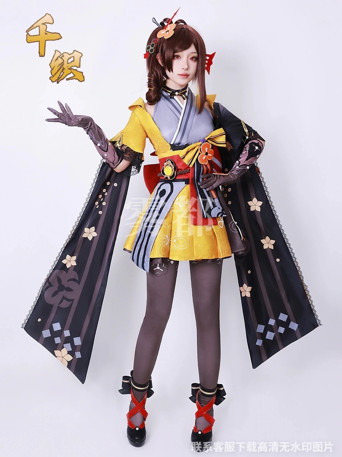 メガ割 千织 セットアップ Genshin コスプレ Chiori 原神 ちおりイベント用品 変装 仮装