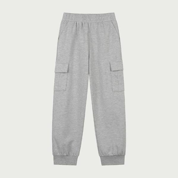 행텐틴즈 동백01 더블페이스 카고 포켓 조거팬츠_멜란지그레이 14560-038-201-0 (S44878570)