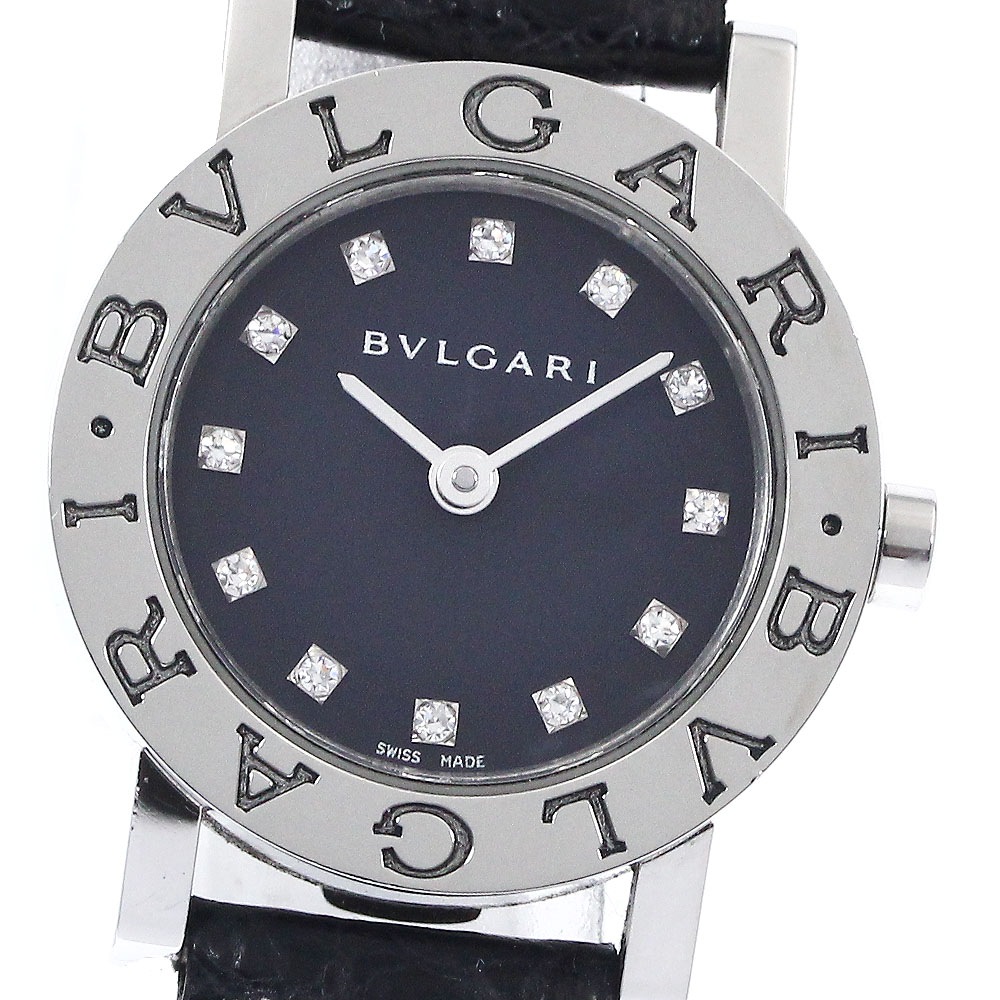 ブルガリ BVLGARI BB23SL ブルガリブルガリ 12Pダイヤ クォーツ レディース _885356【中古】