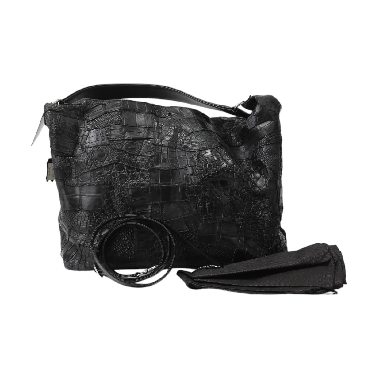 マームエレガンスK-11765 クロコデザイン ブラック