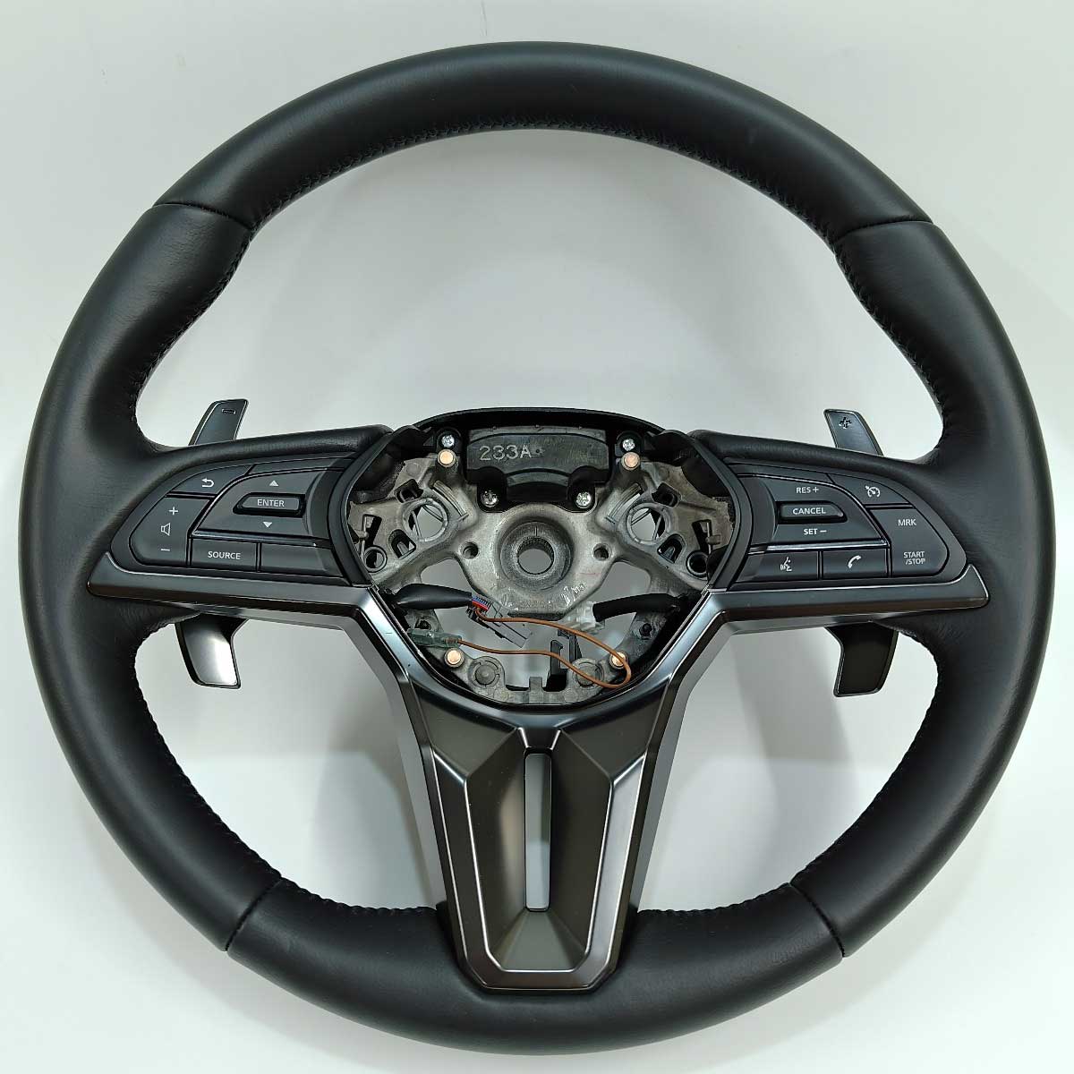 【中古・未使用品】日産 R35 GT-R GTR ステアリング 2024年式 3.8 トラックエディション engineered by nismo 4WD NISSAN 黒革