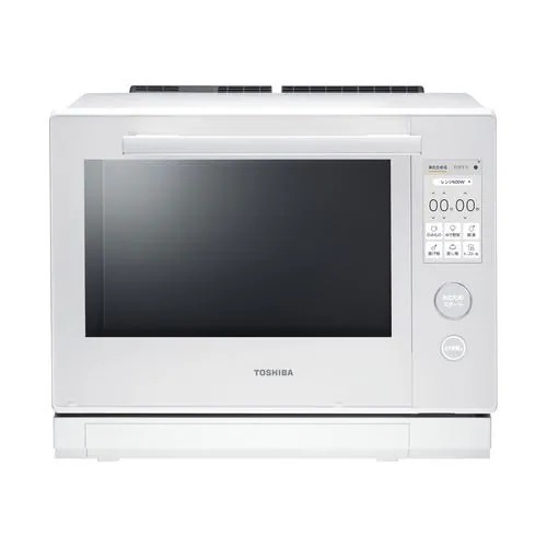 【推奨品】東芝 ER-D7000B(W) 過熱水蒸気オーブンレンジ 石窯ドーム 2段調理対応 30L グランホワイト