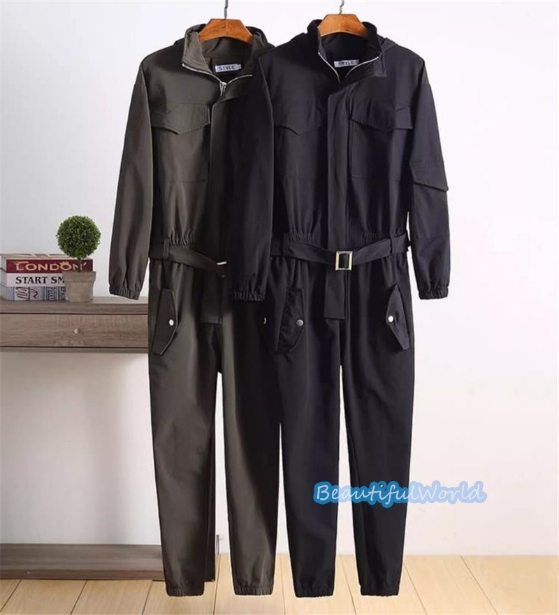 ツナギ メンズ カバーオール ジャンプスーツ オールインワン サロペット オーバーオール バイカー ツーリング 春 夏 秋 冬 ストリートアメカジ 作業服 お洒落24bdk74 5,867円