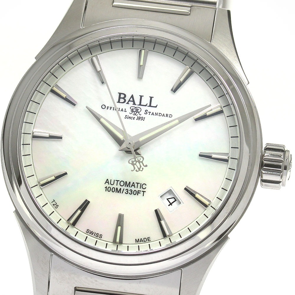 ボールウォッチ BALLWATCH NM2098C-S26J-WHR ストークマン ヴィクトリー デイト 自動巻き メンズ 未使用品 保証書付き_849876【中古】