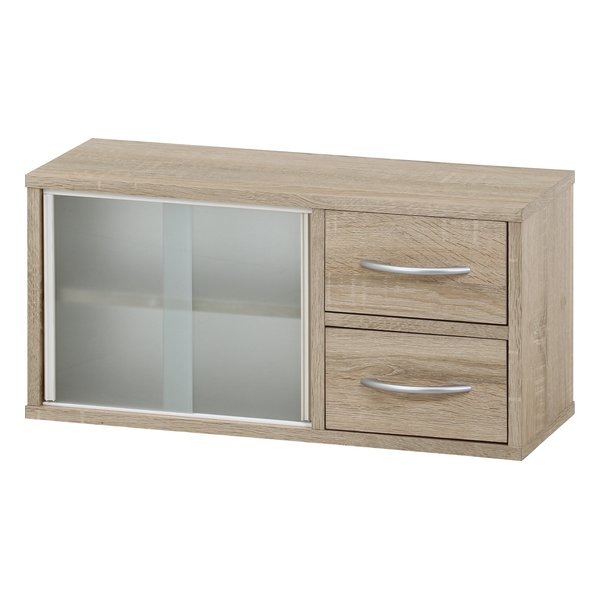 カウンター上収納ラック 60幅/オーク 52283