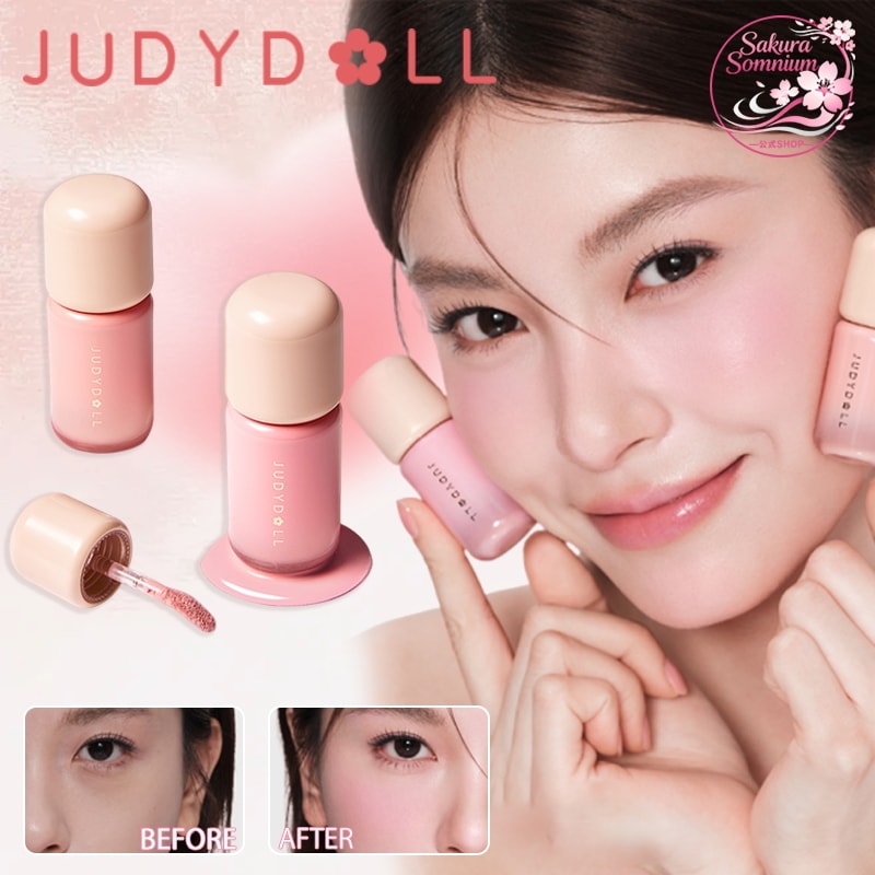 Qoo10] JUDYDOLL 【公式代理】リキッドチーク ハイライト : ポイントメイク