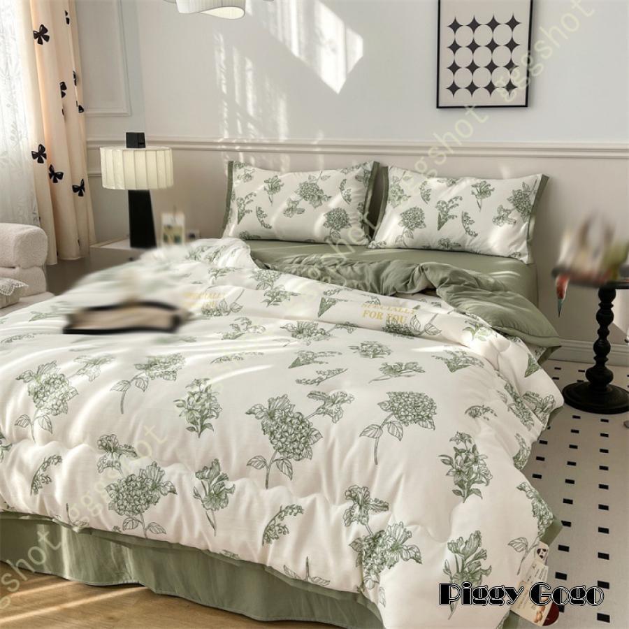 肌掛け布団 ダブル 夏 北欧 花柄 かけ布団 洗える 抗菌防臭 防ダニ 夏用 掛布団 シングル 綿 ビーチスキン加工 肌触りいい 素肌に喜ぶ 夏用 肌掛け布団 夏布団