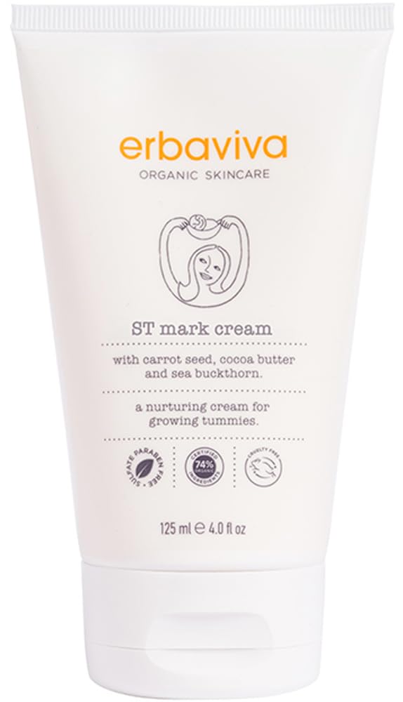 erbaviva エルバビーバ マタニティクリーム STMクリーム 妊娠線予防 チューブ 125ml 妊婦 保湿 ママ オーガニック EV4703