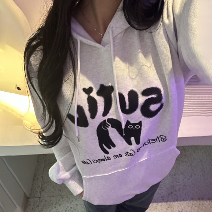 SLIME CATS HOOD 起毛 フード Tシャツ HOODIE (GPH4-4SP034)