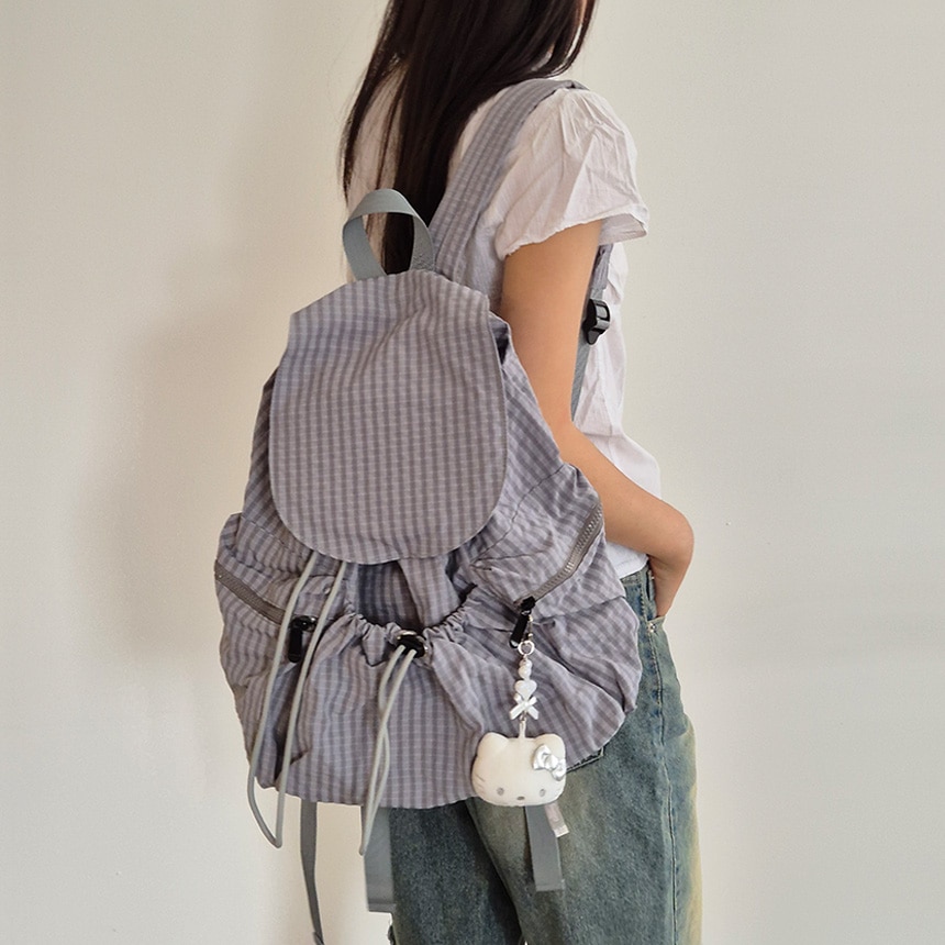 【COEND】ヴィンテージ チェック ナイロン バックパック