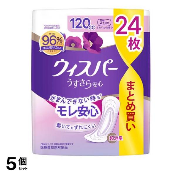 うすさら安心 120cc 27cm さわやかな香り 24枚入 5個セット 4,944円