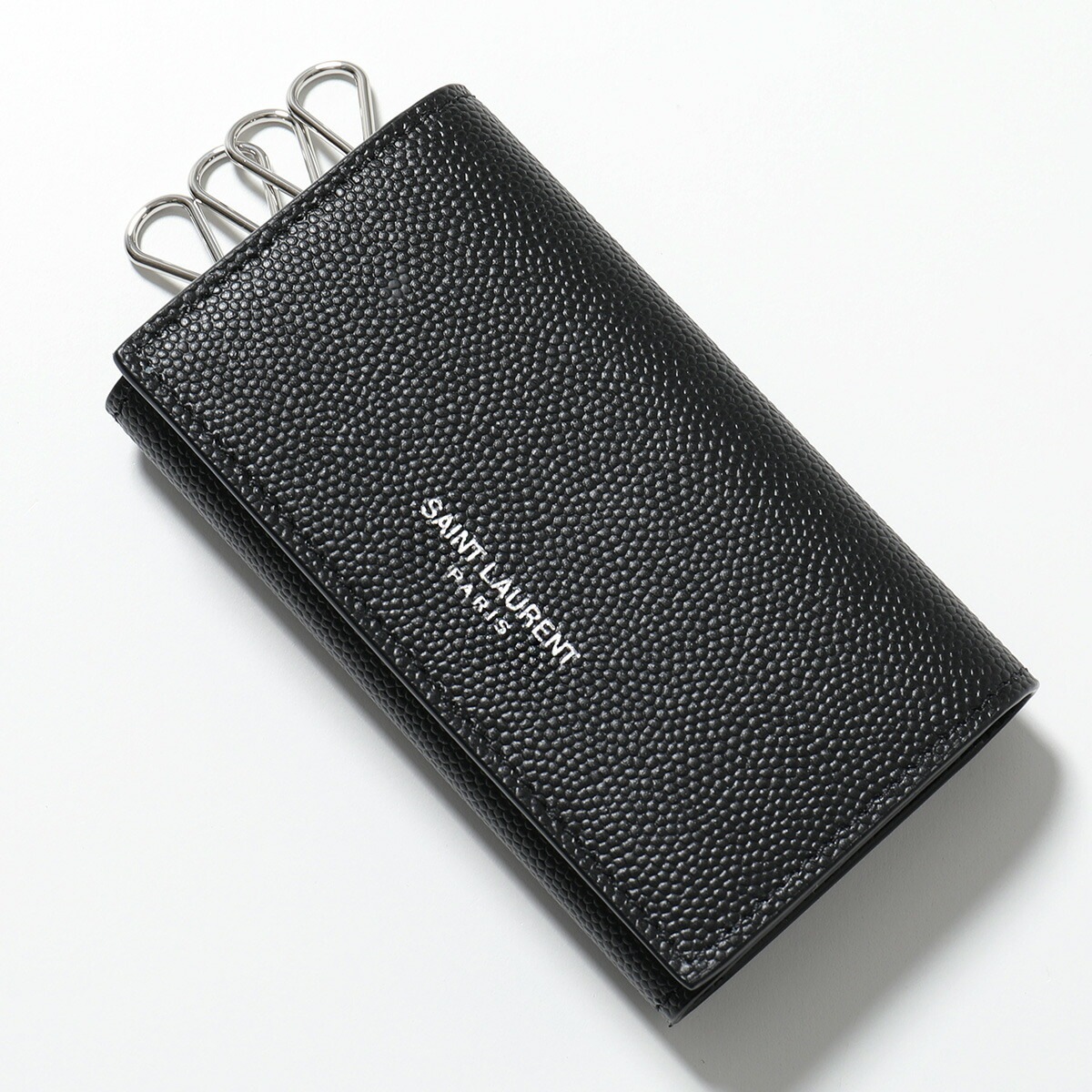 SAINT LAURENT サンローラン キーケース 685557 BTY0N メンズ レザー ロゴ 4連 1000