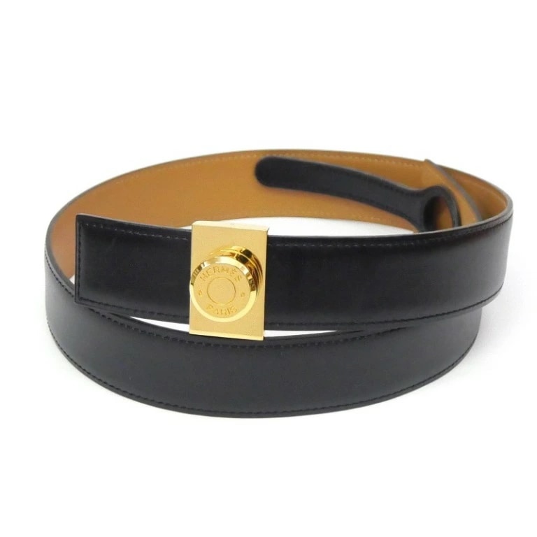 【美品♡週末値下げ】HERMES カデナリバーシブルベルト HERMES エルメス カデナ/ファッション小物 ラッキー 15 PM