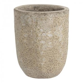 グリーンポット 植木鉢 ボルカーノ トールラウンド クリーム 33cm EB-VO3341CR