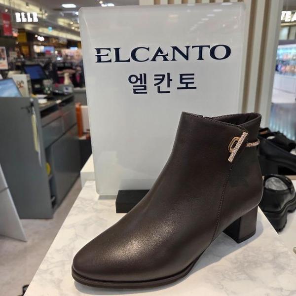 HC06 .女性裏起毛キュービックアンクルブーツ 5cm LCWA61U54C (41599700)