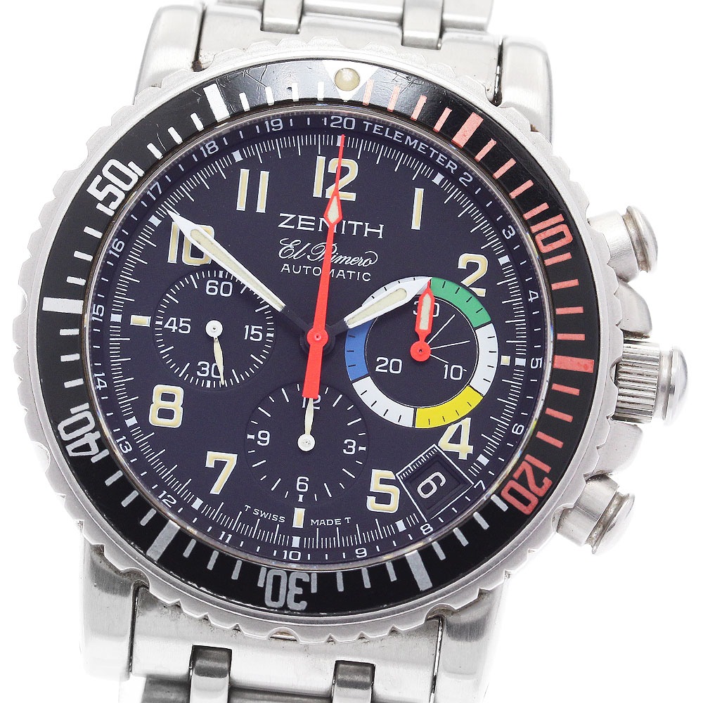 ゼニス ZENITH 02.0480.405 エルプリメロ レインボーフライバック クロノグラフ 自動巻き メンズ _885020【中古】 248,100円