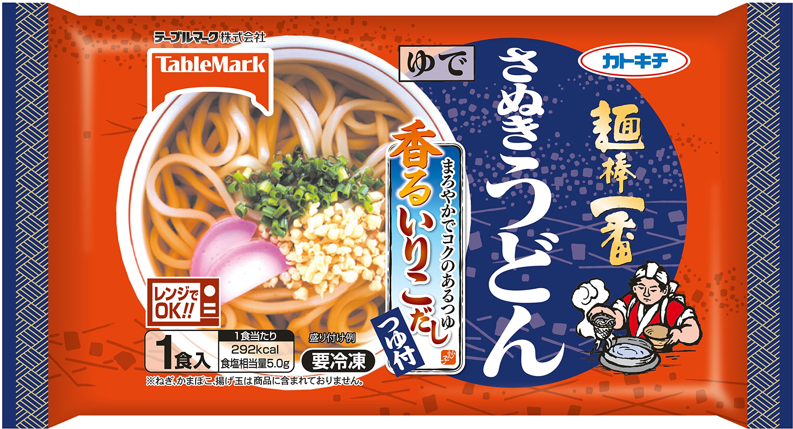 [冷凍]テーブルマーク 麺棒一番さぬきうどんいりこだし 230g×10袋