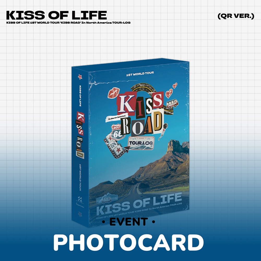 KISS OF LIFE - KISS OF LIFE 1ST WORLD TOUR KISS ROAD In North America TOUR-LOG withmuu特典 フォトカード付き