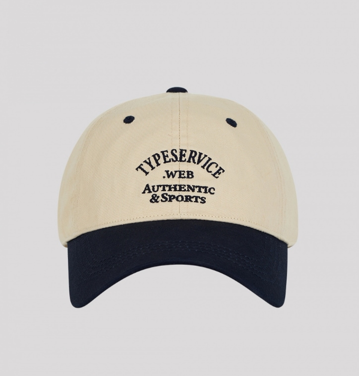 [TYPESERVICE] アーチロゴキャップ（ベージュ）