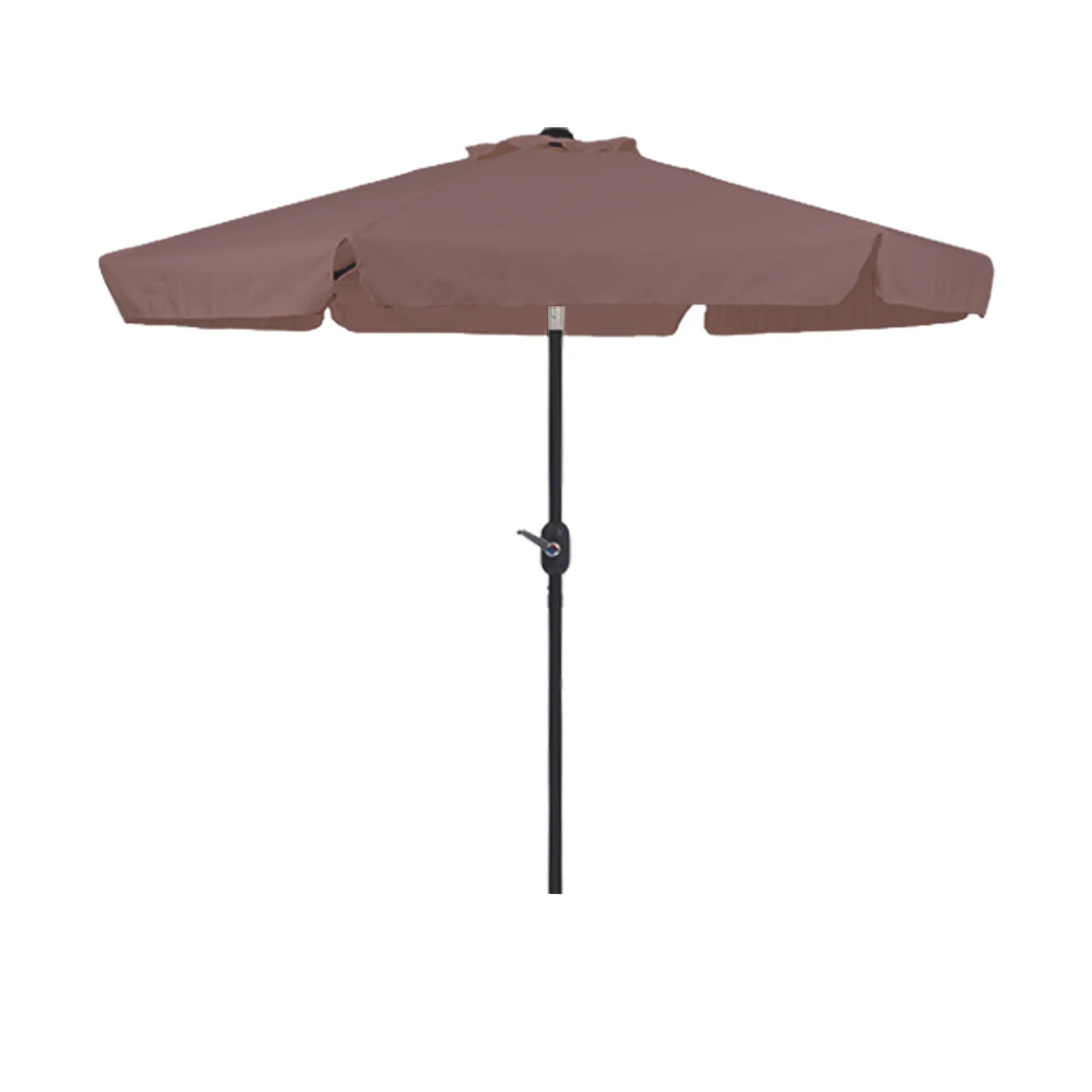 【当日出荷/送 料無料】【ブラウン】パラソル単体 直径220cm 30+UPF紫外線対策 角度調整 パラソルセット ベース パラソル ガーデンパラソル-53